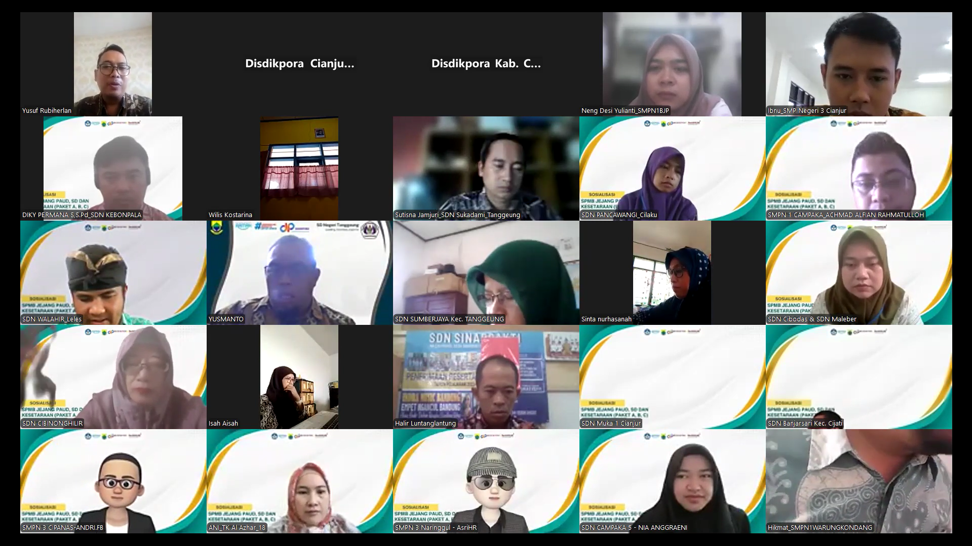 Sosialisasi SPMB 2025 di Kabupaten Cianjur, Meningkatkan Kolaborasi dan Kualitas Pendidikan